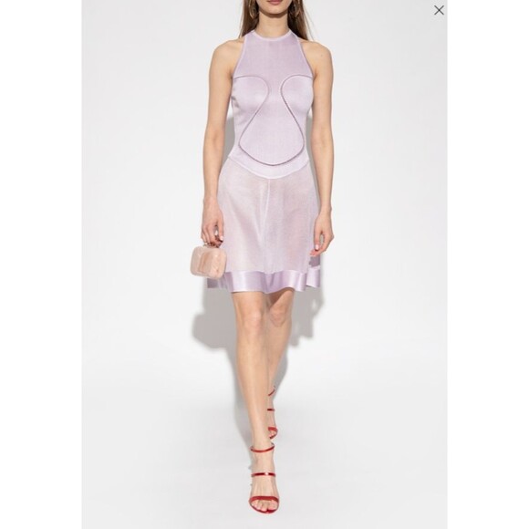 Sophia Webster Rosalind Crystal Star mid Red Gold Heels Womens 38.5 - Picture 5 of 16